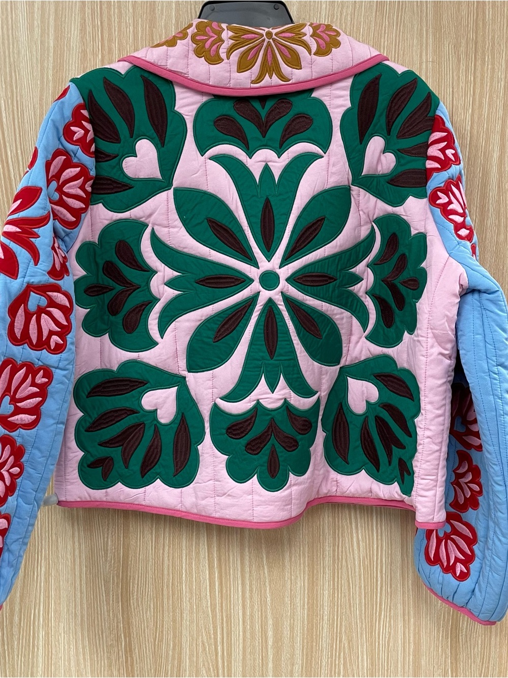 NWT Boden Pink Multi Applique Jacket Size 10 - Picture 4 of 9